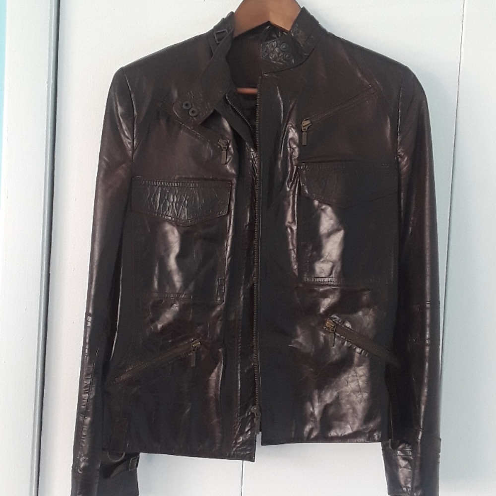 Leather Jacket/ real leather